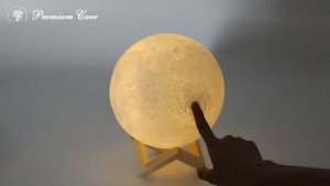 3D Ночник-светильник «Луна» с USB зарядкой