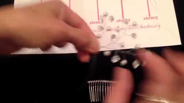 {THERESA} Beaded Floral Spray Part1of2: DIY Bridal Beaded Hair Comb смотреть онлайн