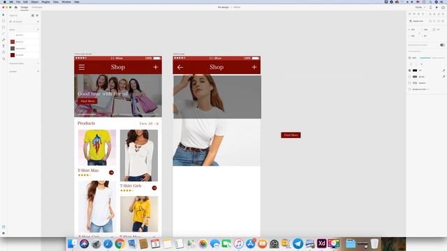 Ecommerce Layout design with Adobe Xd CC 2019 V1 смотреть онлайн