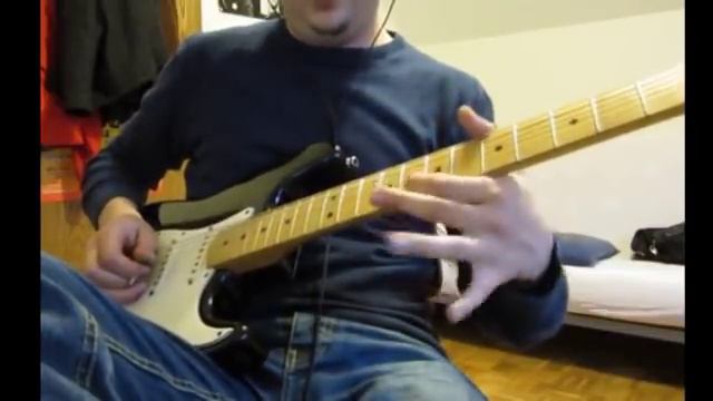 Bugera v22 - stratocaster, american standard - Blues in G смотреть онлайн