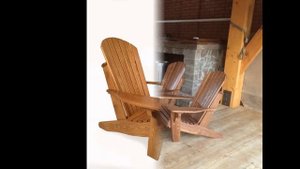 Adirondack Chair.Садовое кресло Адирондак , производства мастерской Handcrafted Adirondack Furnitur