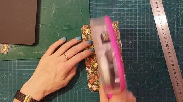 Mixed Media страничка для альбома вариант 1. Скрапбукинг МК смотреть онлайн