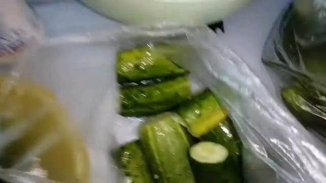 Малосольные огурцы, самый быстрый рецепт. Cucumber Salad Fast Recipe. Малосольные огурцы в пакете