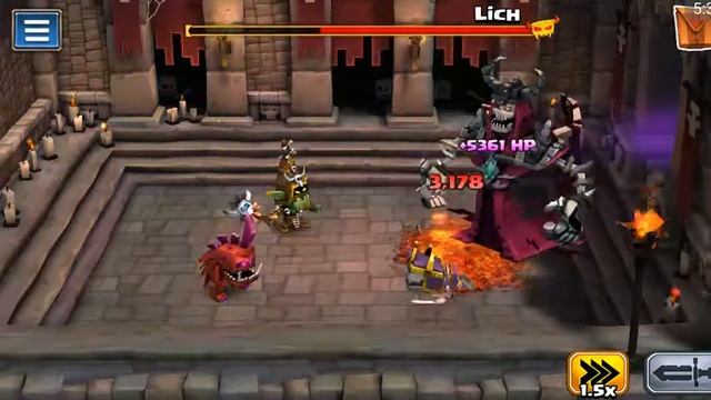 Самый топовый персонаж для новичков в игре Dungeon Boss. смотреть онлайн