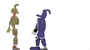 Withered Bonnie vs Springtrap vs Spring Bonnie