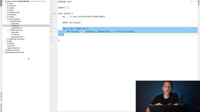 NATS Core Tutorial #3: Slow Consumers (German) смотреть онлайн