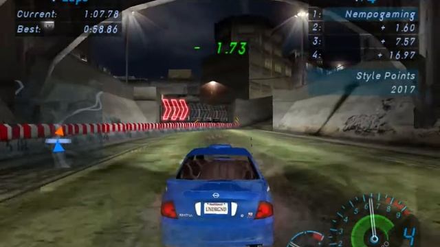 Nissan Sentra - No Love from Kurt (Hard) - Need for Speed Underground (PC)#35 смотреть онлайн