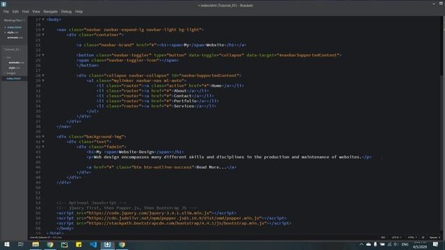 How To Create a Responsive Website Using HTML, CSS and Bootstrap. Step by Step Tutorial. смотреть онлайн