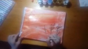 Рисование для дошкольников. _Лесной пожар_