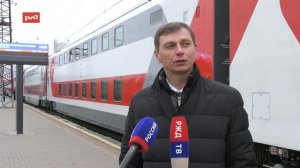 Поезд из Белгорода в Санкт-Петербург стал двухэтажным
