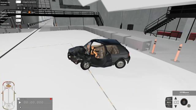 КРАШ-ТЕСТЫ МАЛЕНЬКИХ МАШИН НА СКОРОСТИ 64 И 100 КМ/Ч(BeamNg Drive) смотреть онлайн