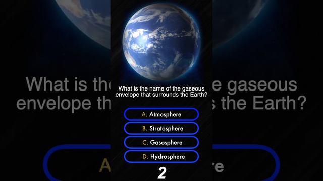 What is the name of the gaseous envelope that surrounds the Earth?