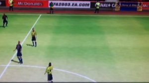 [FIFA 2003] Bug de collision, passe de follie, but