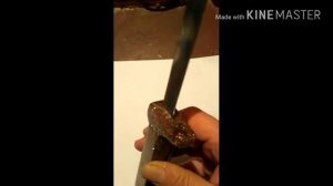 Рукоять и гарда ножа из эпоксидной смолы