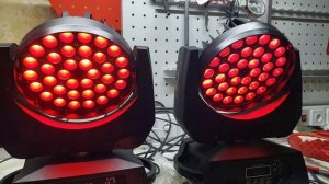 Ремонт Zoom wash 36x15 RGBWA-UV