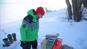 ЭВОлюция зимних рыболовных сапог  Температурный тест