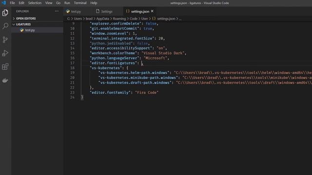 VSCode Ligatures. One step to better looking code. смотреть онлайн