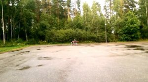 Копия видео "Первые уроки езды на JAWA 350/638 в 12 лет"