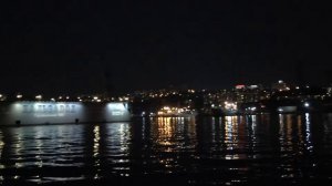 Ночной Владивосток. Мост через  бухту Золотой рог.