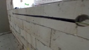 ? Штробление и укладка кабеля в пеноблоке. | Строю САМ