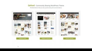 Qefood - Community Sharing WordPress Theme multi rating content sharing