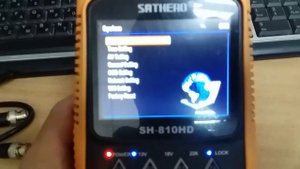 SATHERO  SH-810HD прибор для настройки цифрового телевидения Т2,спутника и видеонаблюдение  3 в 1