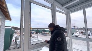 Бюджетное остекление крыльца, лестничной клетки, пожарной лестницы, процесс работы