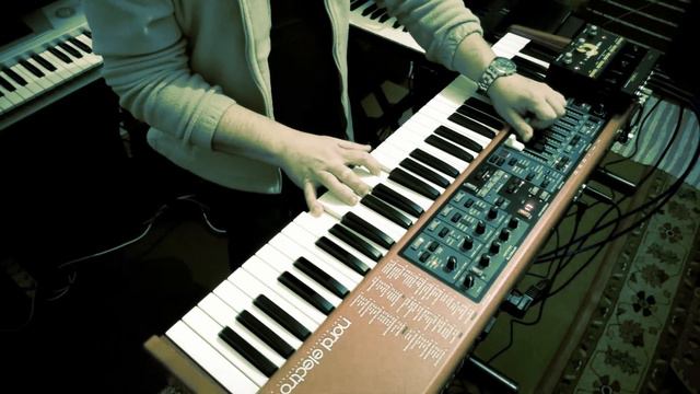 Hammond JAM on a Clavia Nord with Neo Instruments Ventilator 2 pedal смотреть онлайн