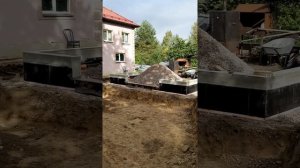 дренаж участка, укладка тротуарной плитки.