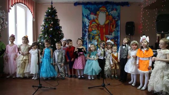 Новогодний утренник в студии "Камертон". смотреть онлайн