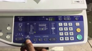 paper size change in Sharp AR-5316 photocopier