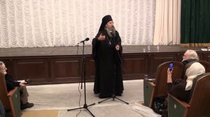 Беседа архимандрита Мелхиседека (Артюхина) в МДА. Часть II