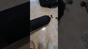 Очищаем баллон для дайвинга от влаги и ржавчины!