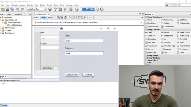 Como Limpar Campos em Java - Método LIMPAR. смотреть онлайн