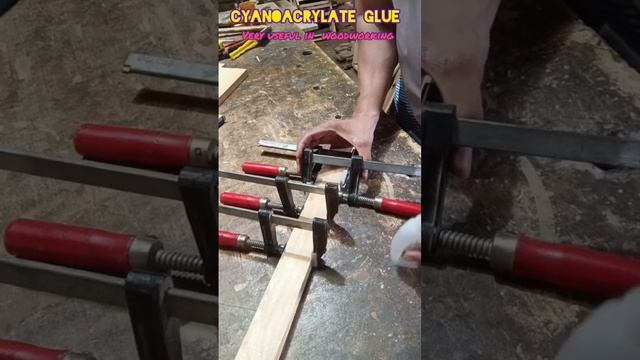 Cyanoacrylate glue, very useful in woodworking