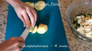 Салат из картофеля, огурца и яиц: рецепт от Foodman.club