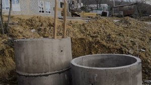 Часть 26 Септик из бетонных колец своими руками