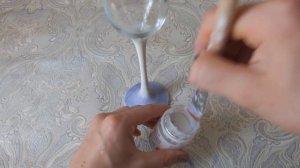 DIY: Декор свадебных бокалов брошь бантом мастер класс/декор свадебных бокалов