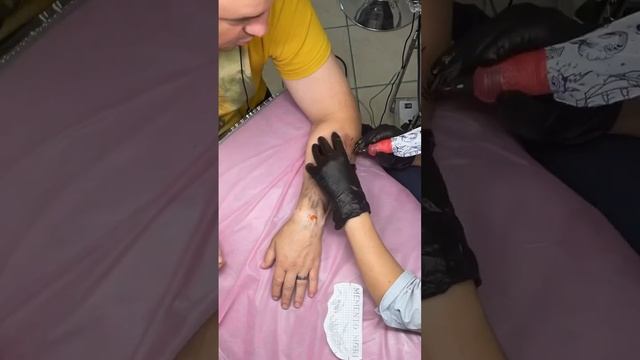 #mementomori #tattoodesign #обучениетату #работасклиентом #татуировки #татунаруке