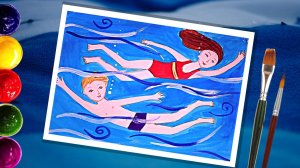 Рисуем как дети плавают в море #рисование
#простыеурокирисования #рисованиедлядетей #рисуемвместе