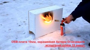 Огнезащитная вспучивающаяся краска АКТЕРМ