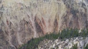 Short view of the Grand Canyon of Yellowstone