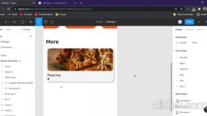 Food App UI Design | Figma UI Tutorial | Mobile Design