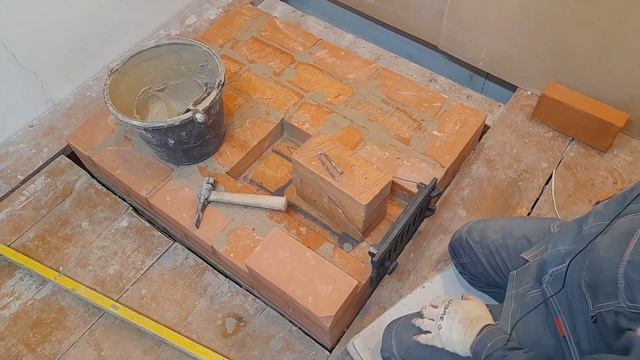 Печь для дачи (шведка) пошагово, как сложить печь для дачного домика, печь без порядовки  часть 3