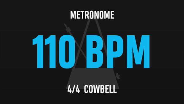 110 BPM 4/4 - Best Metronome (Cowbell) смотреть онлайн