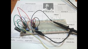 Амплитудная модуляция. Генератор меандра на двух микросхемах 555