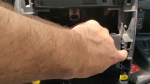 Peugeot 207 center console AC climate control ESP OFF center locking switch how to remove (English)