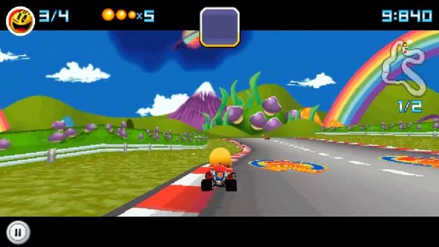 Pac-Man Kart Rally 3D (J2ME) Full 2-Laps Championship Playthrough смотреть онлайн