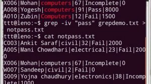 The grep command - Telugu