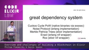 P. Piwowarsky & G. Spasov - Overview & Challenges of building a Blockchain - Code Elixir LDN 2018